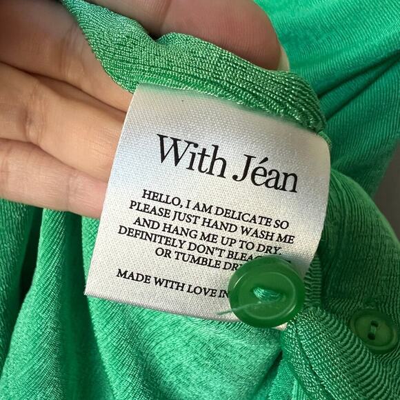 With Jéan Alexa Mini Dress in Juicy Green Size S - Picture 5 of 5